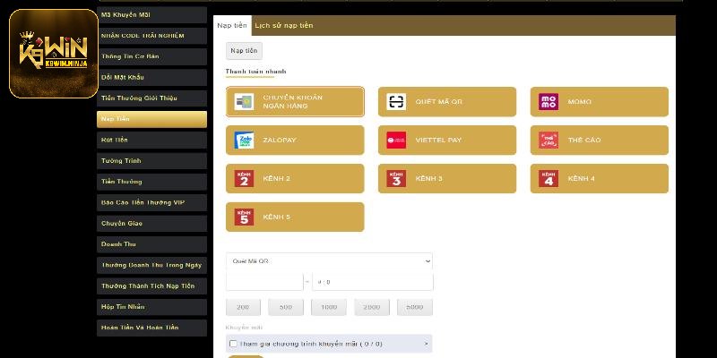 Dùng phương thức thanh toán K9win có ưu điểm gì?
